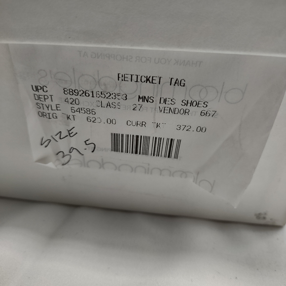 COPY - Alexander McQueen Oversized White Dipped Sneakers size 39.5 (men's 6.5) - Picture 11 of 11